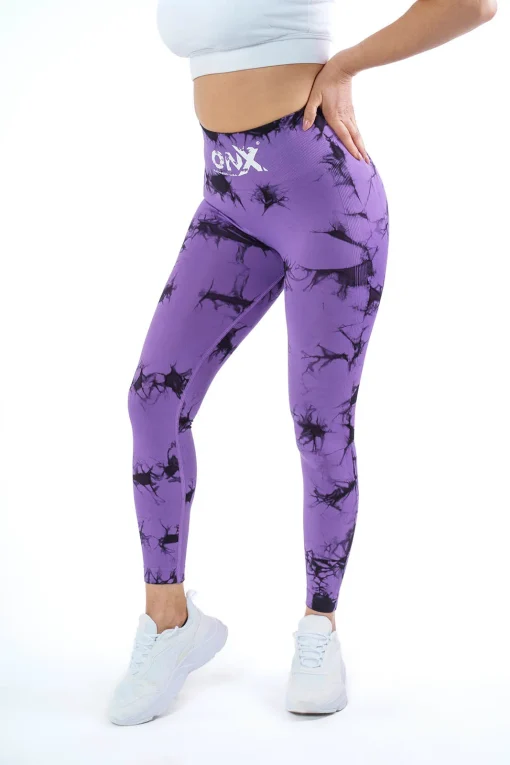 ONX Leggings - Black Purple - immagine 2